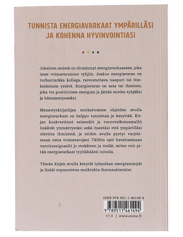 Energiavarkaat ympärilläni : näin tunnistat ja kesytät hankalat tyypit - Erikson, Thomas - Tietokirjat ja oppaat - 10105640749 - 1