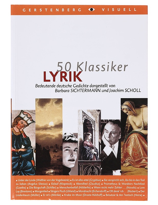50 klassiker lyrik / Bedeutende deutsche Gedichte dargestellt  -  Barbara Sichtermann & Joachim Scholl - Runot ja näytelmät - 10105640794 - 0