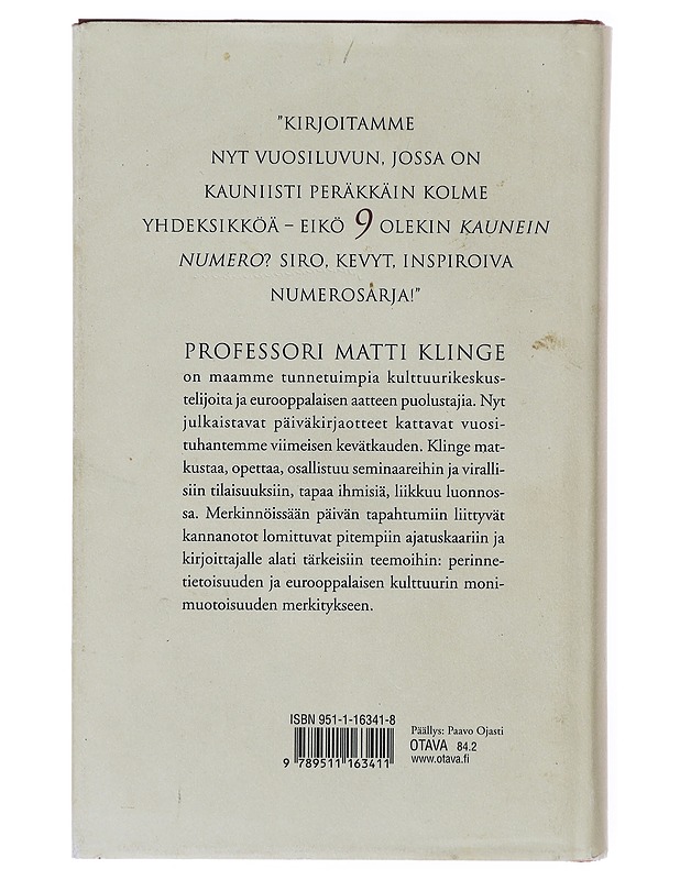 Päiväkirjastani - Matti Klinge - Elämäkerrat ja muistelmat - 10105640827 - 1