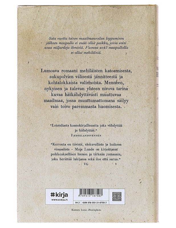 Mehiläisten historia - Maja Lunde - Romaanit ja novellit - 10105640830 - 1