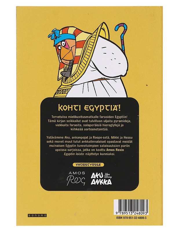 Aku Ankan taskukirja: Matkaopas Egyptiin - Sarjakuvat - 10105640846 - 1