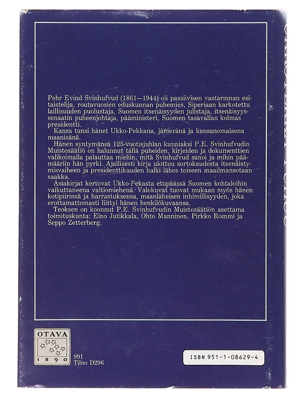 Ukko-Pekka puhuu - Svinhufvud, Pehr Evind - Elämäkerrat ja muistelmat - 10105640889 - 1