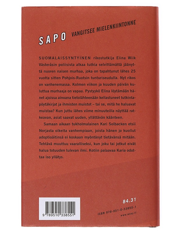 Sunnuntaivieras - Thomas Kanger - Romaanit ja novellit - 10105640930 - 1