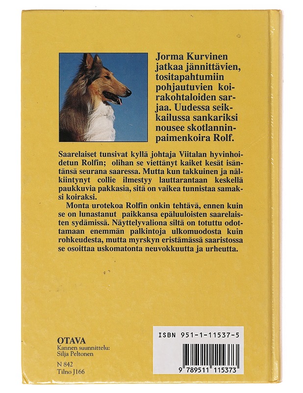 Rolf saaristokoira - Jorma Kurvinen - Nuorten kirjat - 10105641002 - 1