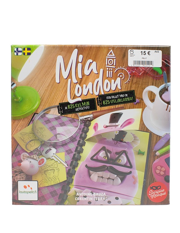 LAUTAPELIT.FI Mia London ja 625 kelmin arvoitus -lautapeli - Lautapelit - 10105641038 - 0
