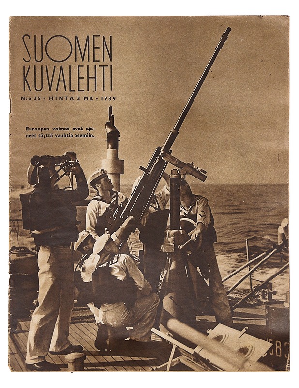 Suomen kuvalehti no 35 / 1939 - Lehdet - 10105641047 - 0
