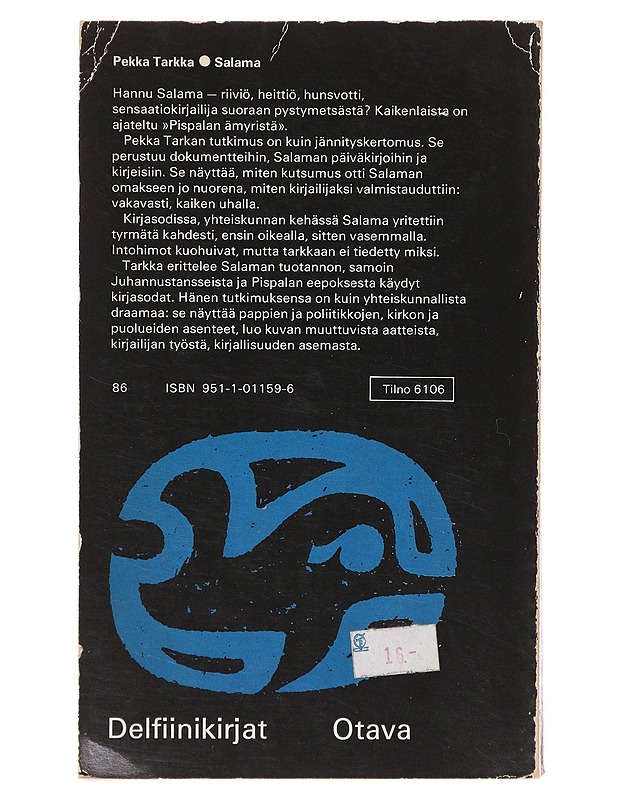 Salama - Pekka Tarkka - Romaanit ja novellit - 10105641075 - 1