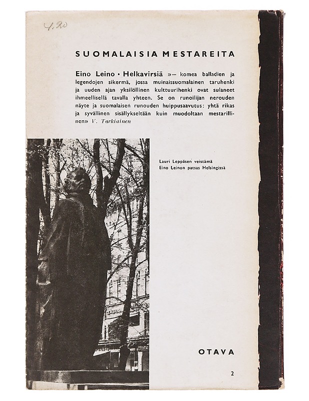 Helkavirsiä - Eino Leino - Runot ja näytelmät - 10105641084 - 1