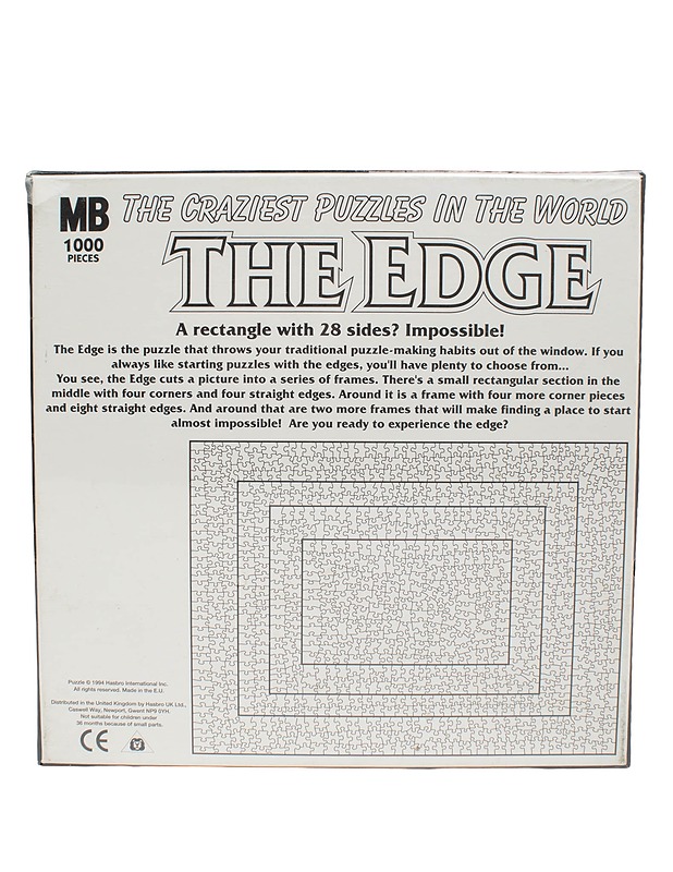 MB The Edge Pingviinit rannalla palapeli, 1000 palaa - Palapelit - 10105641085 - 1