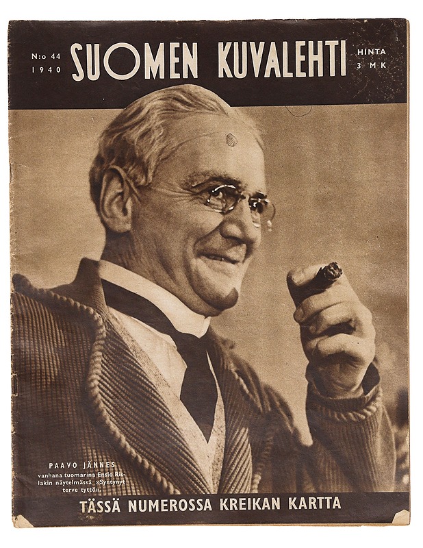 Suomen kuvalehti no 44 / 1940 - Lehdet - 10105641092 - 0