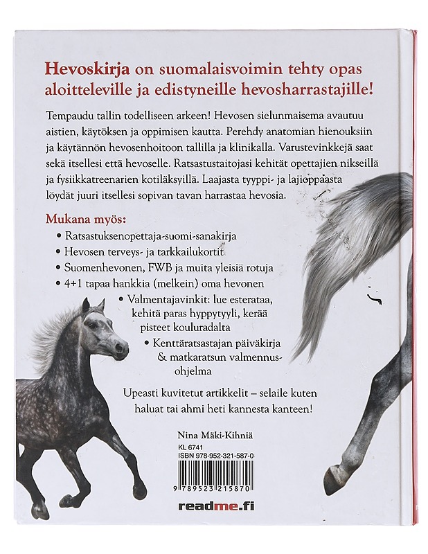 Hevoskirja - Nina Mäki-Kihniä - Tietokirjat ja oppaat - 10105641094 - 1