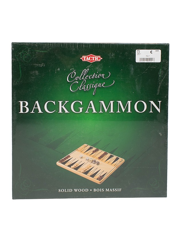 TACTIC Backgammon -Lautapeli - Lautapelit - 10105641114 - 0