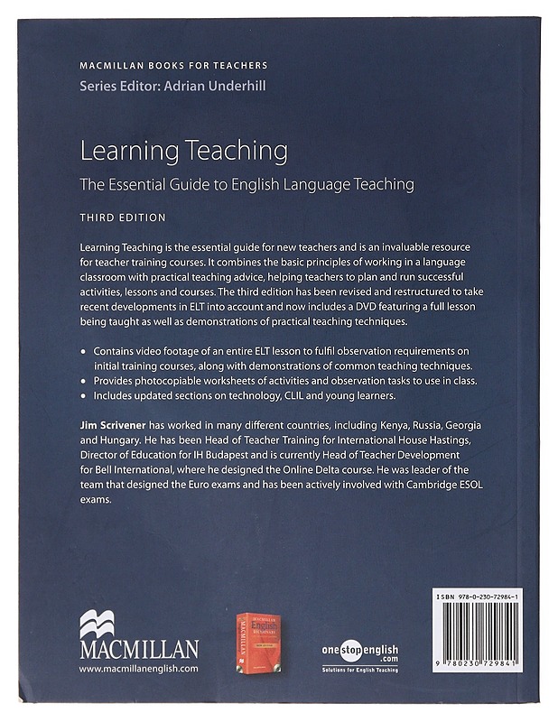 Learning teaching : the essential guide to English language teaching - Jim Scrivener - Tietokirjat ja oppaat - 10105641116 - 1