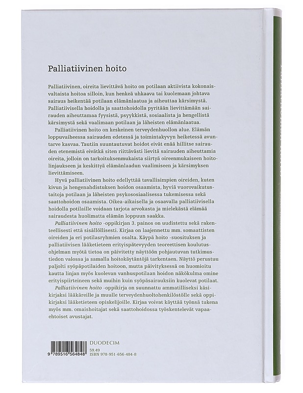 Palliatiivinen hoito - Saarto, Tiina - Kirja lahjaksi - 10105641131 - 1
