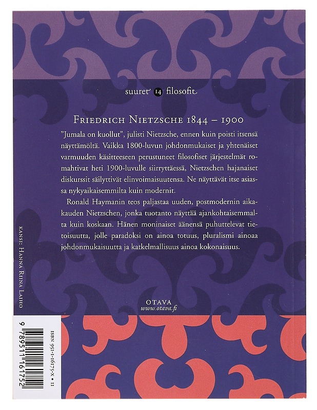 Nietzsche / Nietzschen äänet - Hayman, Ronald - Tietokirjat ja oppaat - 10105641141 - 1
