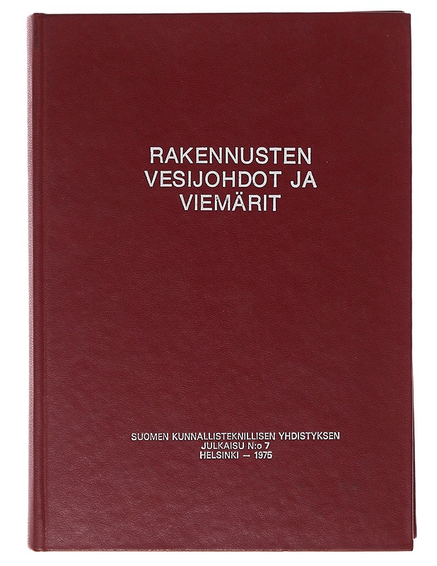 Rakennusten vesijohdot ja v. : Käsikirja - SKY - Tietokirjat ja oppaat - 10105641163 - 0