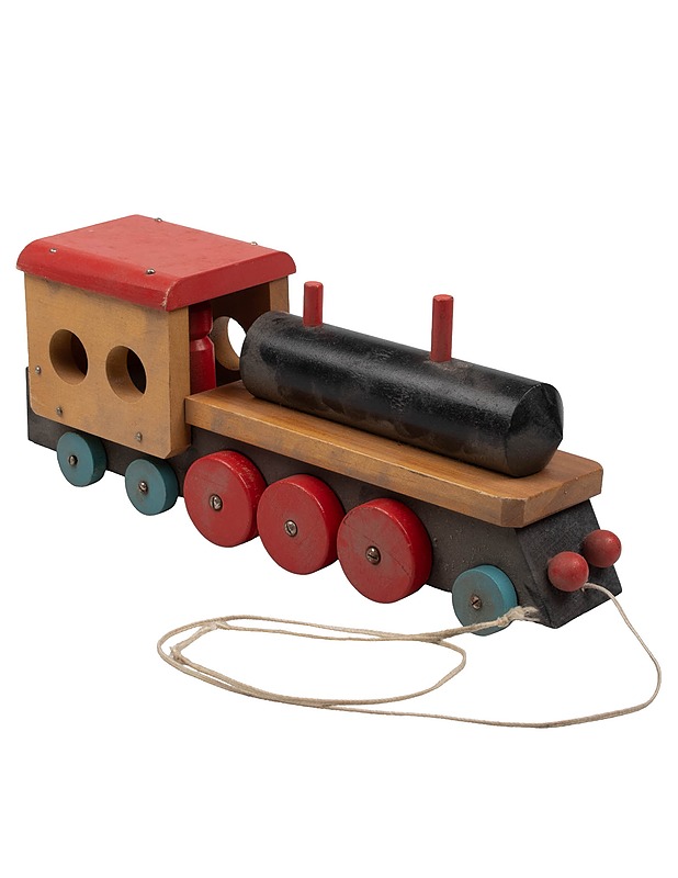 BRIO : vintage-tyylinen, suurikokoinen puinen leluveturi ja kaksi avovaunua - Lasten lelut - 10105641180 - 1