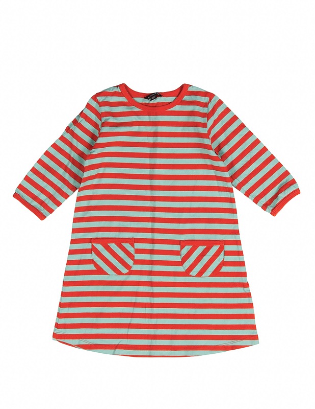 MARIMEKKO Tasaraita mekko, 110 - Lasten vaatteet - 10105641193 - 0