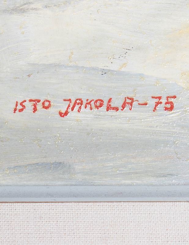 ISTO JAKOLA Huhtikuinen päivä maalaus, 1975 - Taulut ja julisteet - 10105641206 - 2