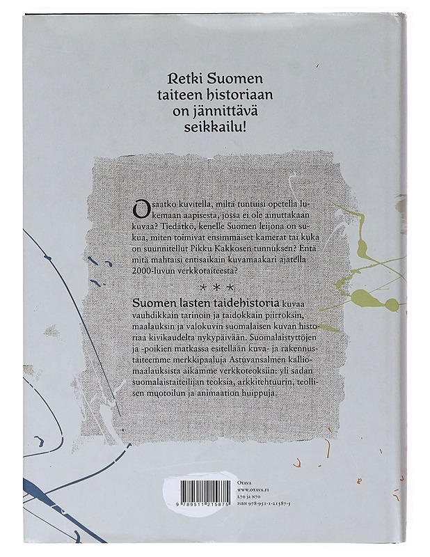 Suomen lasten taidehistoria - Kuisma, Juha - Lastenkirjat - 10105641213 - 1
