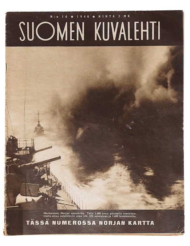 Suomen kuvalehti no 16 / 1940 - Lehdet - 10105641227 - 0