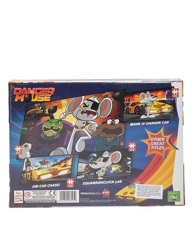 PAUL LAMOND GAMES Danger mouse explosion palapeli, 250 palaa - Lasten palapelit - 10105641228 - 1