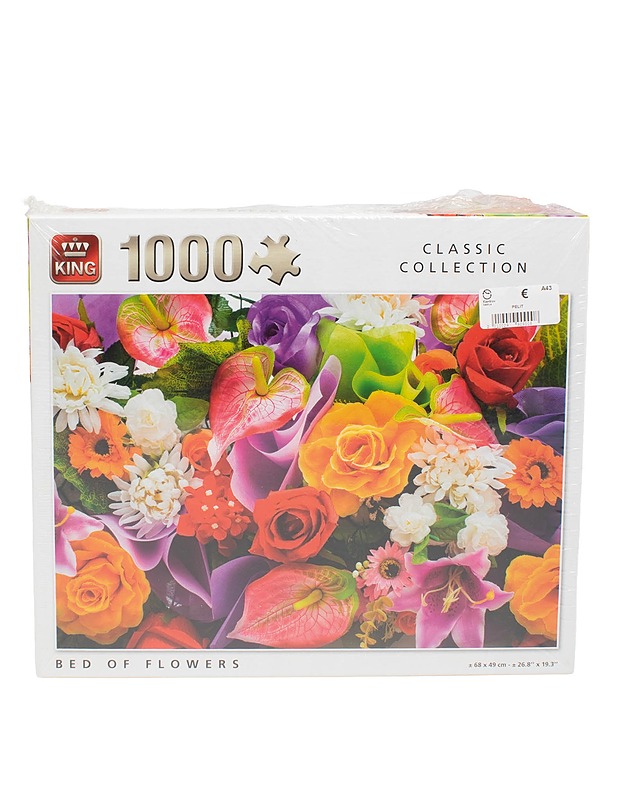 KING Bed of flowers palapeli, 1000 palaa - Palapelit - 10105641233 - 0