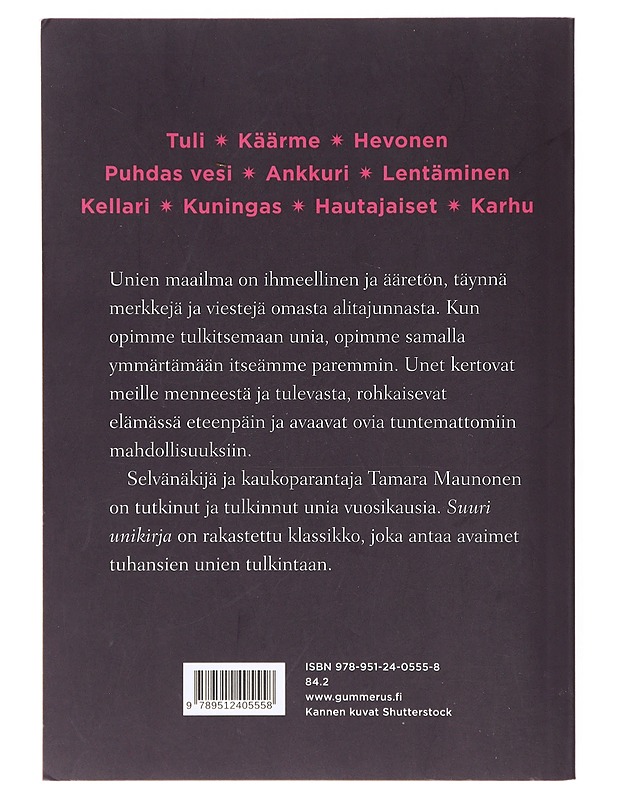 Suuri unikirja - Tamara Maunonen - Kirja lahjaksi - 10105641243 - 1