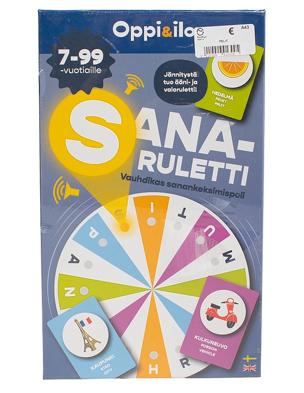 Oppi&ilo Sanaruletti -lautapeli - Lautapelit - 10105641255 - 0