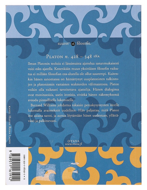 Platon : filosofian keksiminen - Williams, Bernard - Tietokirjat ja oppaat - 10105641288 - 1