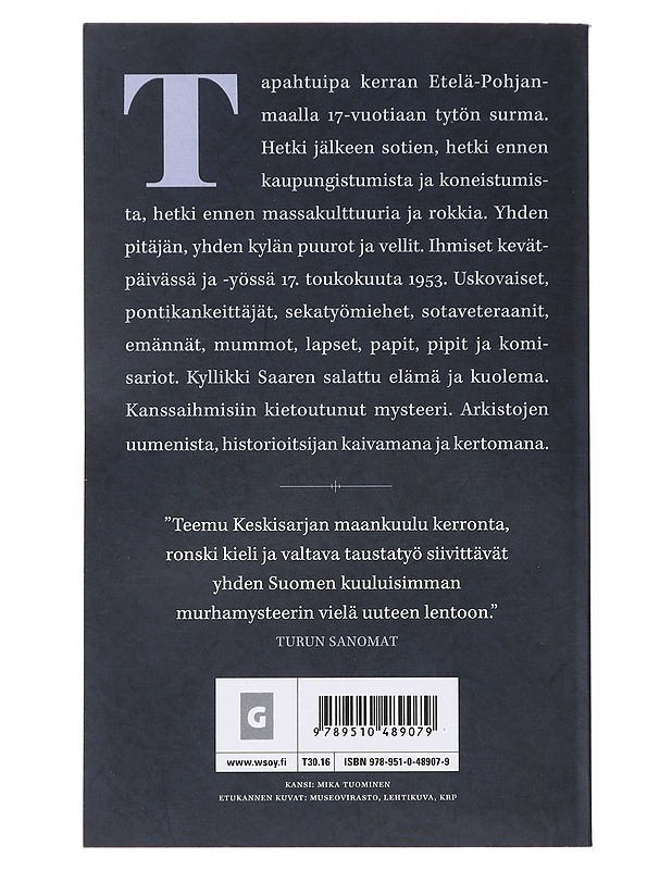 Kyllikki Saari : mysteerin ihmisten historia - Teemu Keskisarja - Elämäkerrat ja muistelmat - 10105641293 - 1