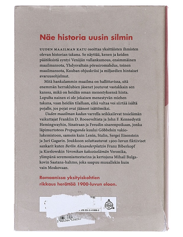Uuden maailman katu - Markus Leikola - Historiakirjat - 10105641312 - 1