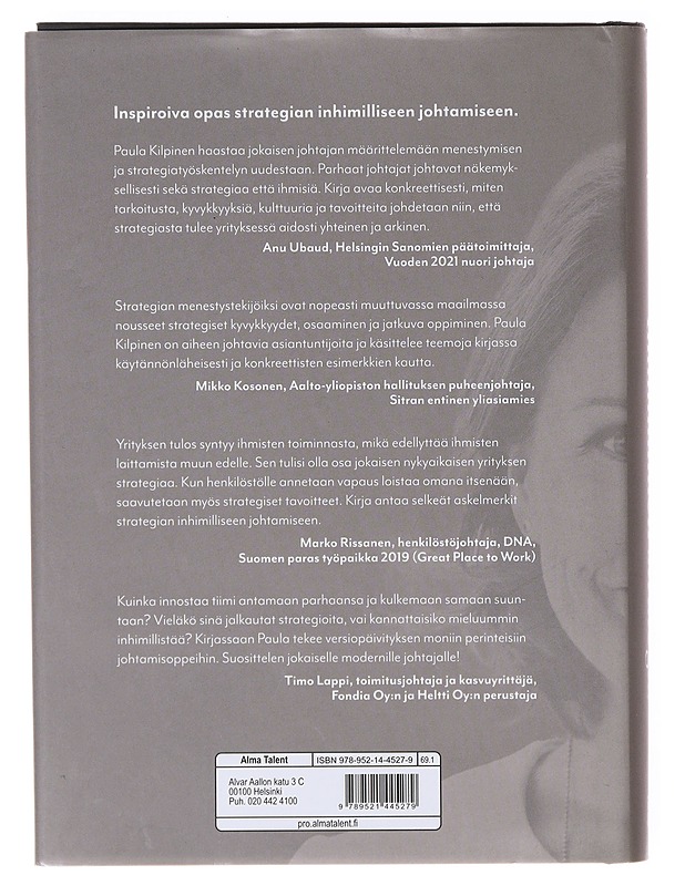 Inhimillinen strategia - Paula Kilpinen - Tietokirjat ja oppaat - 10105641310 - 1