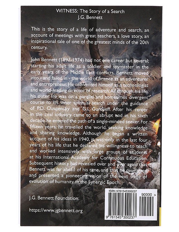 Witness - J. G. Bennett - Romaanit ja novellit - 10105641320 - 1