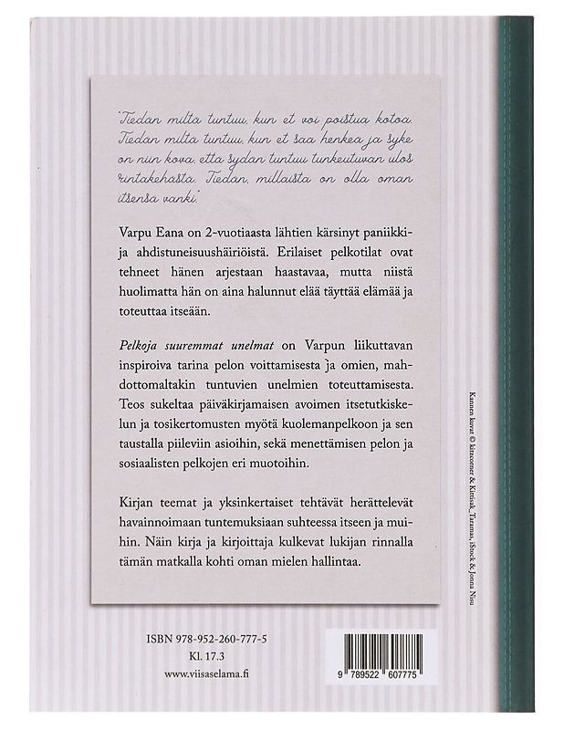 Pelkoja suuremmat unelmat - Varpu Eana - Tietokirjat ja oppaat - 10105641331 - 1