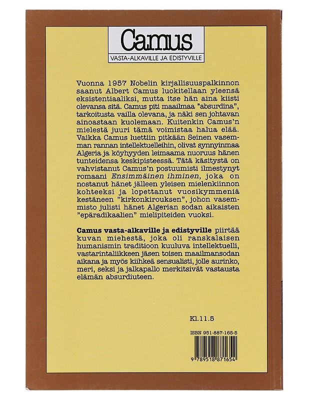 Camus vasta-alkaville ja edistyville - Mairowitz, David Zane - Elämäkerrat ja muistelmat - 10105641337 - 1