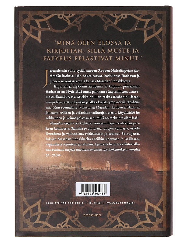 Masadan kirjuri - Sini Ezer - Historiakirjat - 10105641348 - 1