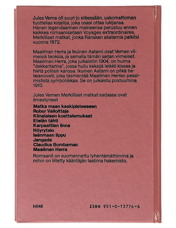 Maailman herra - Verne, Jules - Romaanit ja novellit - 10105641346 - 1