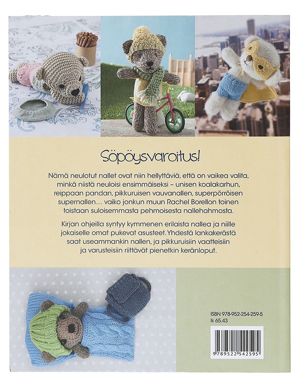 Neulotut nallet - Borello, Rachel - Käsityökirjat - 10105641395 - 1