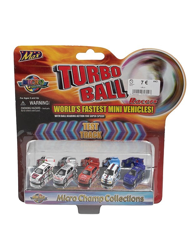 Dickie Max / Micro Champ : Turbo Ball Racers -leluautosetti - Lasten lelut - 10105641464 - 0