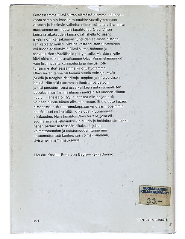 Olavi Virta - Koski, Markku - Elämäkerrat ja muistelmat - 10105641484 - 1