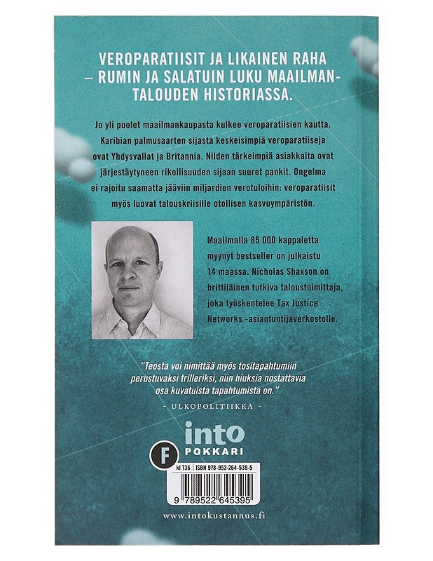 Aarresaaret / veroparatiisit ja miehet jotka ryöstivät maailman - Shaxson, Nicholas - Tietokirjat ja oppaat - 10105641581 - 1