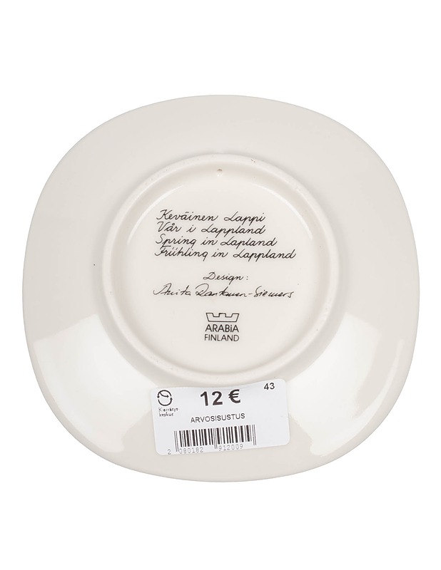 ARABIA Keväinen Lappi seinälautanen - Designsuosikit - 10105641606 - 1