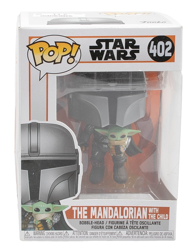 Funko Pop! Star Wars : The Mandalorian - The Mandalorian with The Child -keräilyfiguuri (nro 402) - Lasten figuurit - 10105641618 - 0