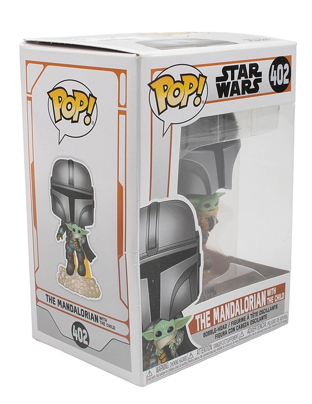 Funko Pop! Star Wars : The Mandalorian - The Mandalorian with The Child -keräilyfiguuri (nro 402) - Lasten figuurit - 10105641618 - 1