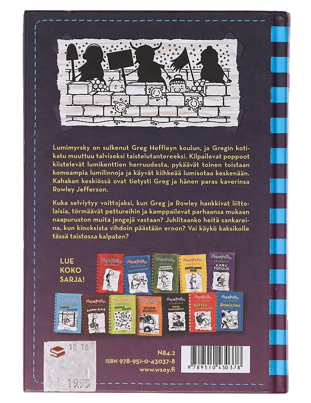 Neropatin päiväkirja / 13 Kylmää kyytiä - Kinney, Jeff - Lastenkirjat - 10105641628 - 1