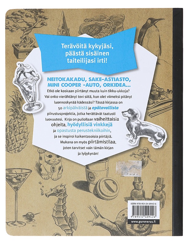 50 piirrosta vaihe vaiheelta / 50 piirustusprojektia, jotka herättävät luovuutesi - Tadem, Ed - Tietokirjat ja oppaat - 10105641667 - 1