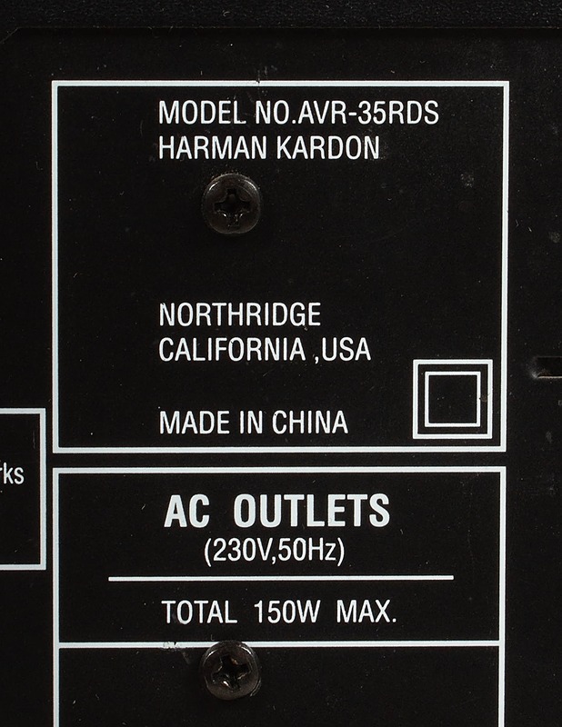 HARMAN KARDON AVR 35 RDS kotiteatterivahvistin - Viihde-elektroniikka - 10105641753 - 3