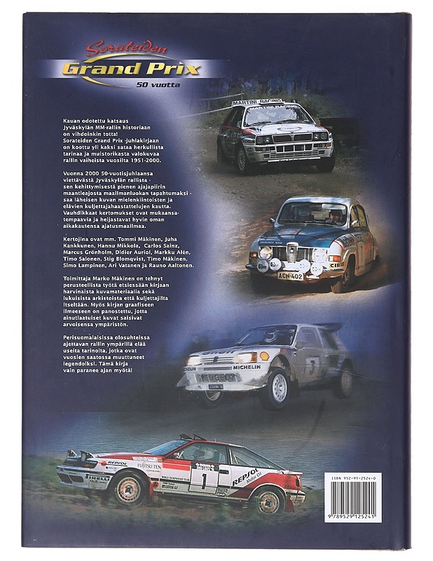 Sorateiden Grand Prix 50 vuotta - Mäkinen, M. - Historiakirjat - 10105641812 - 1