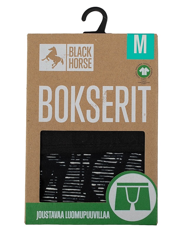 BLACK HORSE bokserit, M - Alusvaatteet - 10105641870 - 0